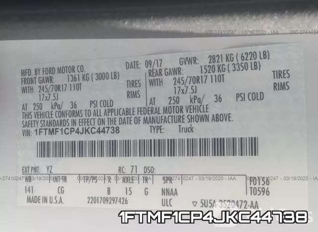 1FTMF1CP4JKC44738 фото 10