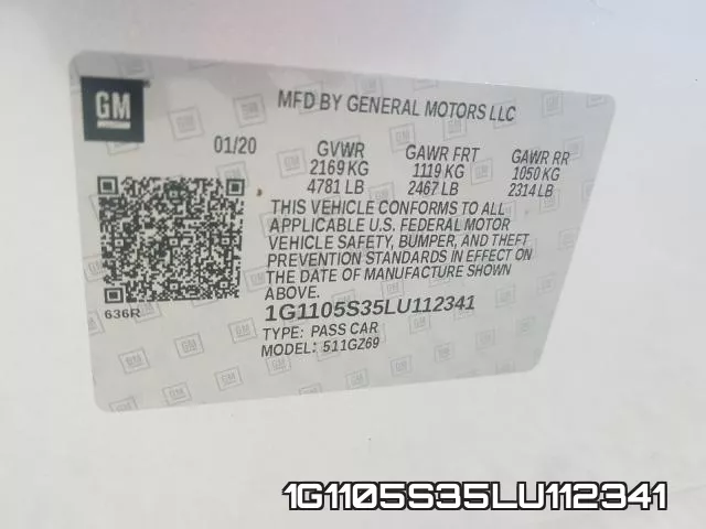 1G1105S35LU112341 фото 2