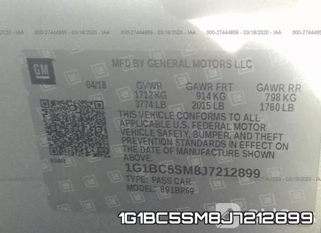 1G1BC5SM8J7212899 фото 10