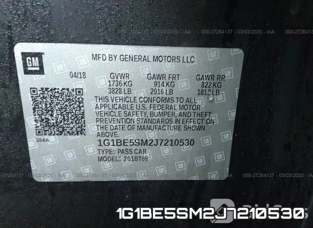 1G1BE5SM2J7210530 фото 10