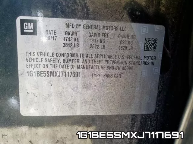 1G1BE5SMXJ7117691 фото 2