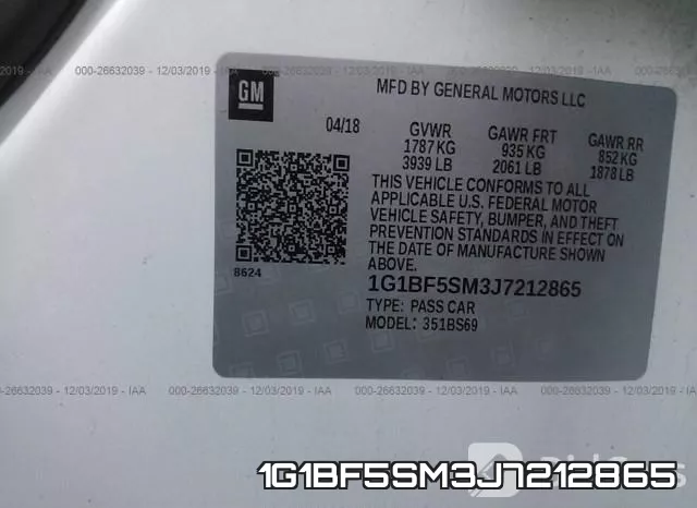 1G1BF5SM3J7212865 фото 10