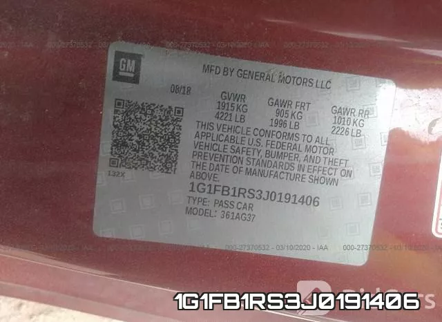 1G1FB1RS3J0191406 фото 10