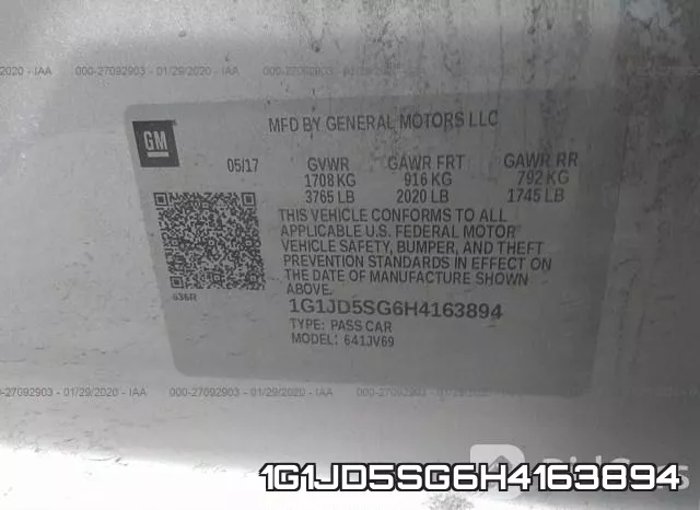 1G1JD5SG6H4163894 фото 10