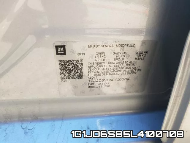 1G1JD6SB5L4100708 фото 2