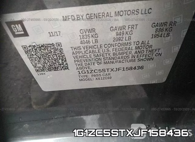1G1ZC5STXJF158436 фото 10