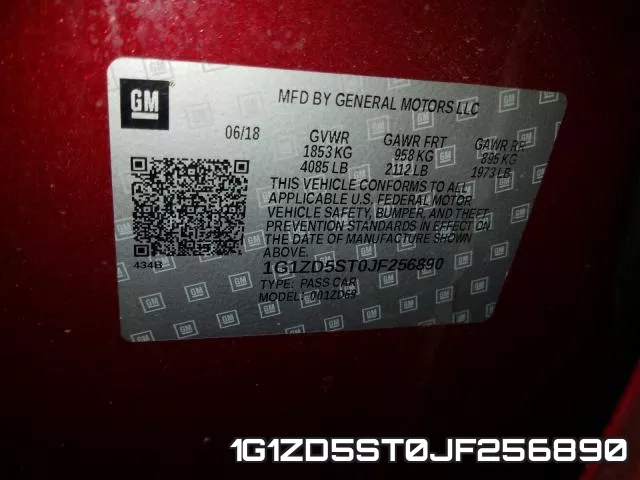 1G1ZD5ST0JF256890 фото 2