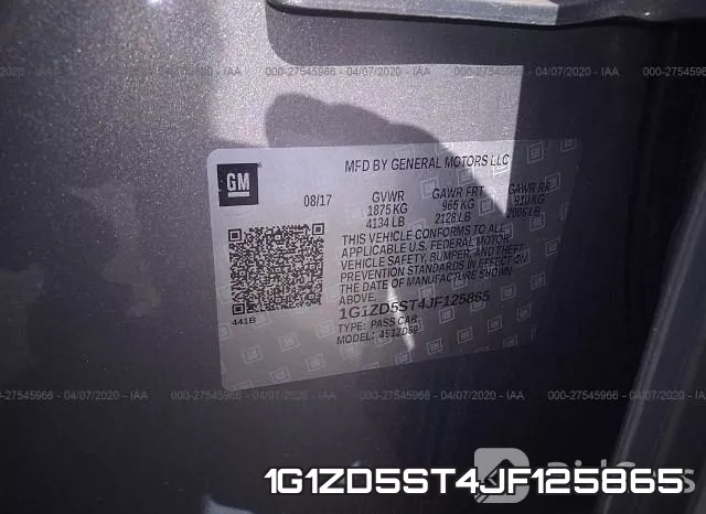 1G1ZD5ST4JF125865 фото 10