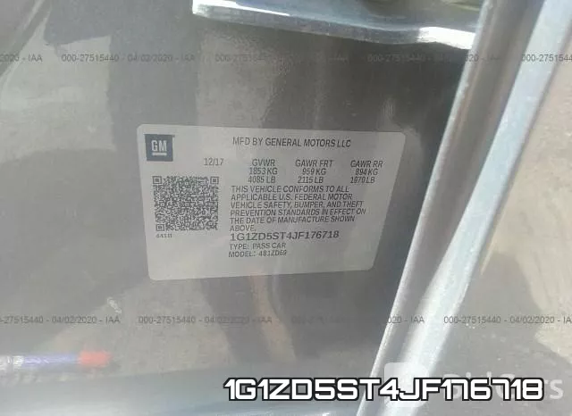 1G1ZD5ST4JF176718 фото 10