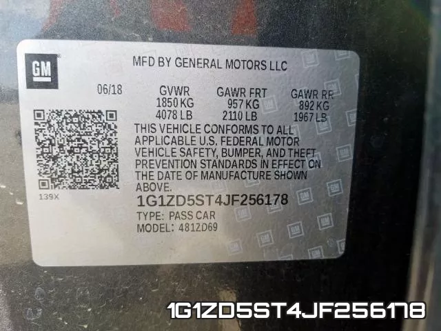 1G1ZD5ST4JF256178 фото 2