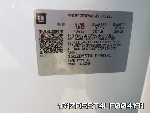 1G1ZD5ST4LF004191 фото 2