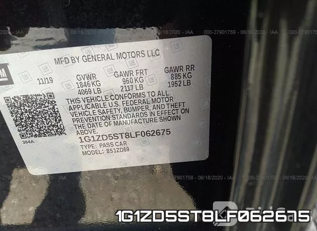 1G1ZD5ST8LF062675 фото 10