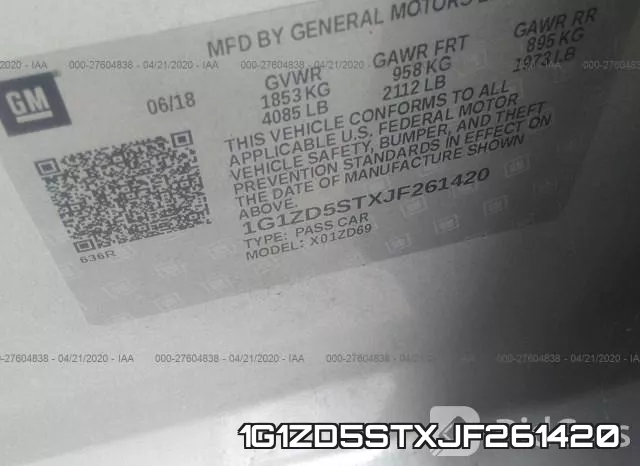 1G1ZD5STXJF261420 фото 10