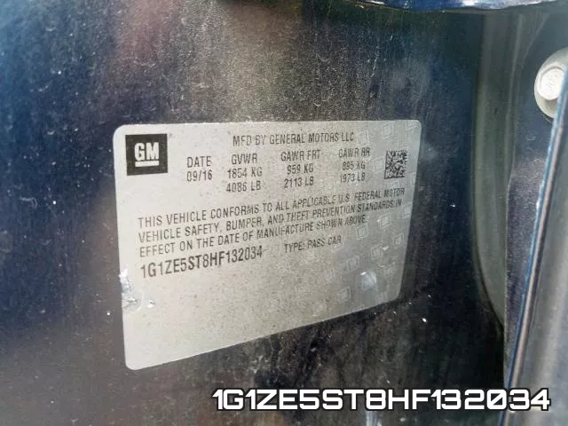 1G1ZE5ST8HF132034 фото 2