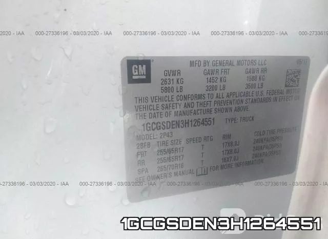 1GCGSDEN3H1264551 фото 10