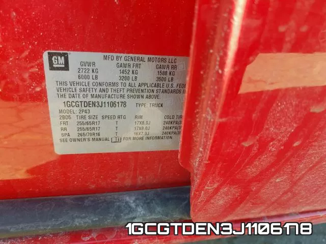 1GCGTDEN3J1106178 фото 2