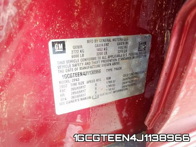 1GCGTEEN4J1138966 фото 2