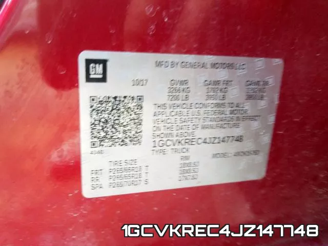 1GCVKREC4JZ147748 фото 2