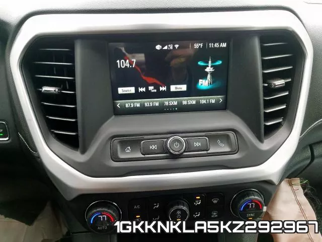 1GKKNKLA5KZ292967 фото 10