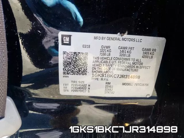 1GKS1BKC7JR314898 фото 2