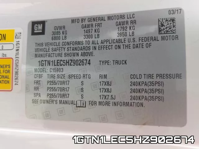 1GTN1LEC5HZ902674 фото 2