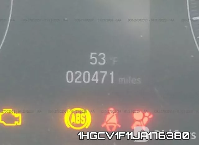 1HGCV1F11JA176380 фото 8
