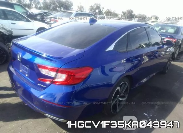 1HGCV1F35KA043947 фото 5
