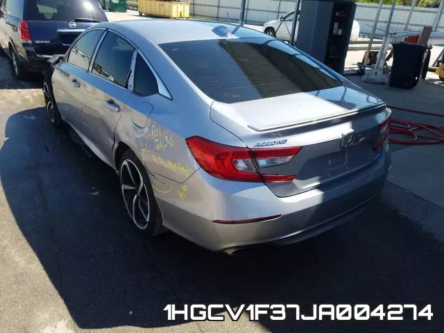 1HGCV1F37JA004274 фото 4