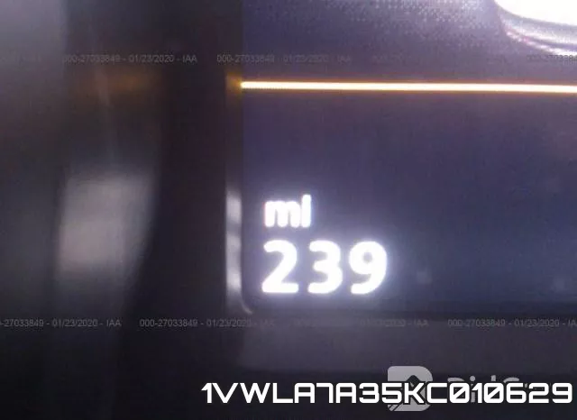 1VWLA7A35KC010629 фото 8
