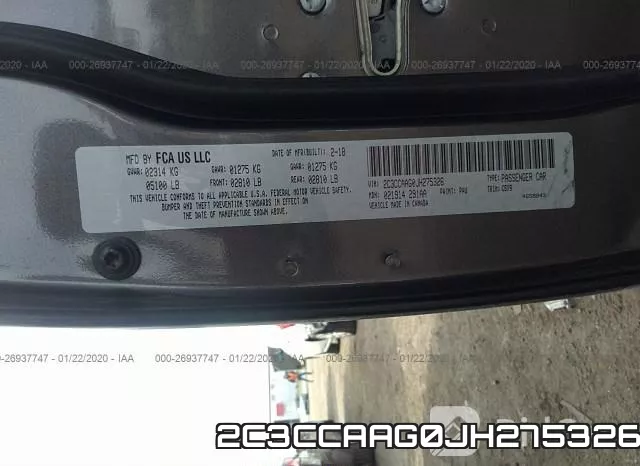 2C3CCAAG0JH275326 фото 10