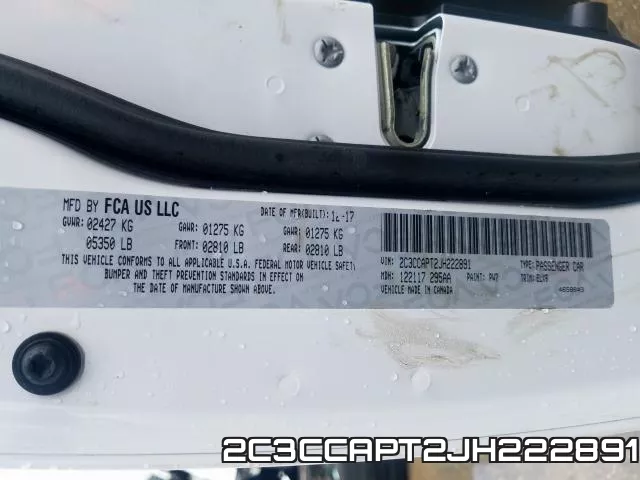 2C3CCAPT2JH222891 фото 2