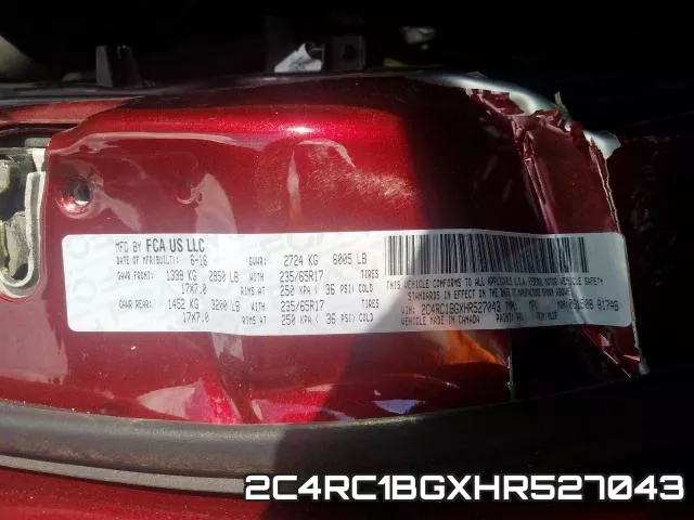 2C4RC1BGXHR527043 фото 2