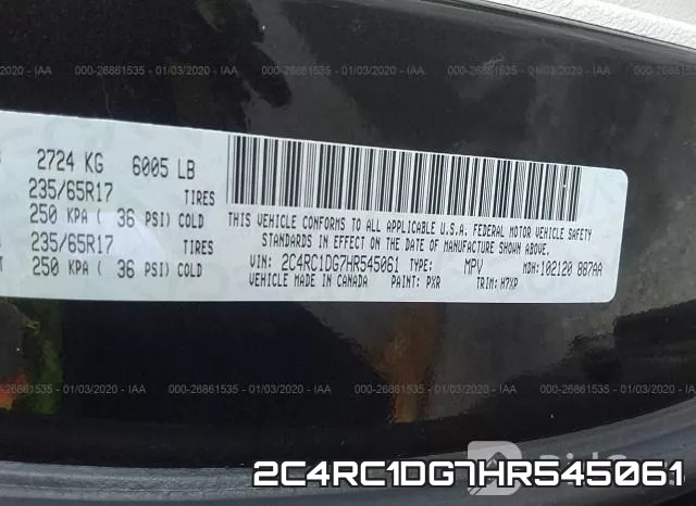 2C4RC1DG7HR545061 фото 10