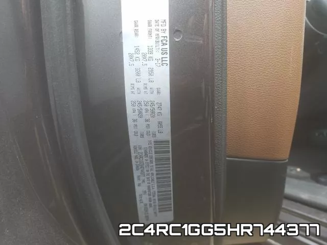 2C4RC1GG5HR744377 фото 2