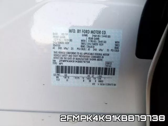 2FMPK4K91KBB79738 фото 2