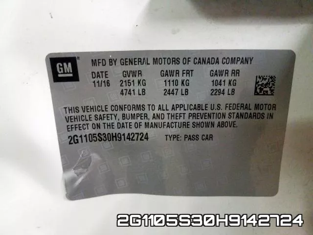 2G1105S30H9142724 фото 2