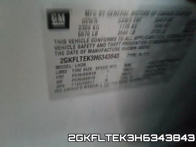2GKFLTEK3H6343843 фото 2