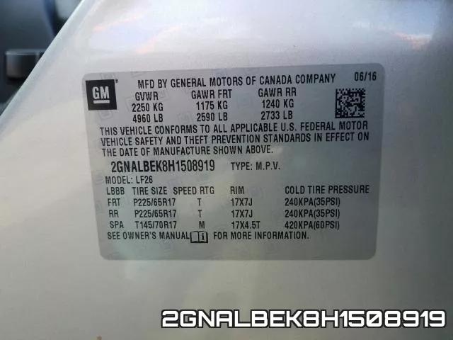 2GNALBEK8H1508919 фото 2