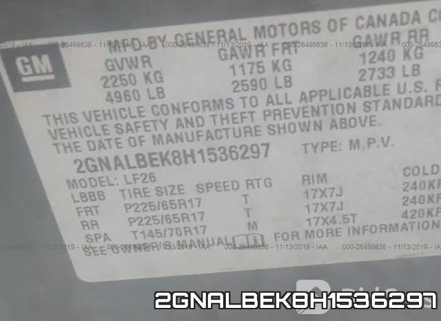 2GNALBEK8H1536297 фото 10