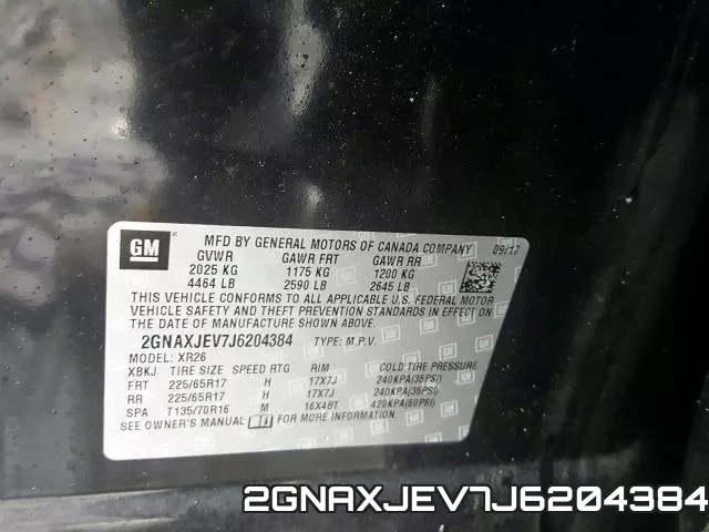 2GNAXJEV7J6204384 фото 2