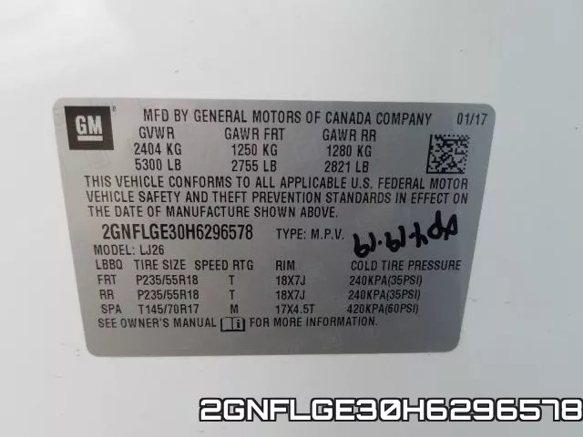 2GNFLGE30H6296578 фото 2