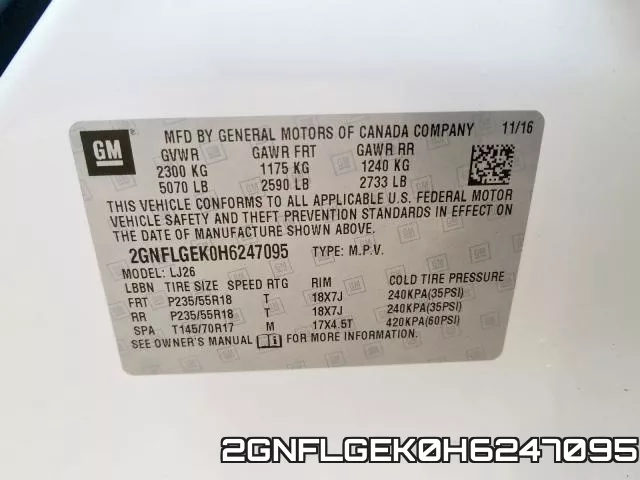 2GNFLGEK0H6247095 фото 2