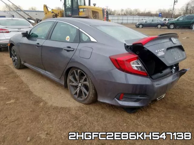 2HGFC2E86KH547138 фото 4