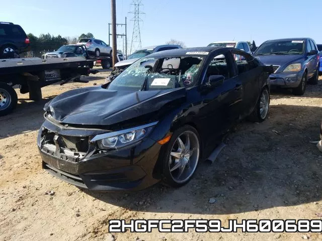2HGFC2F59JH600689 фото 3