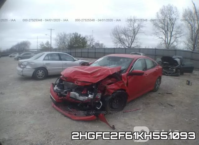 2HGFC2F61KH551093 фото 3