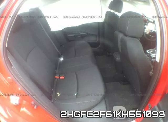 2HGFC2F61KH551093 фото 9