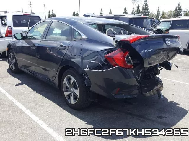 2HGFC2F67KH534265 фото 4