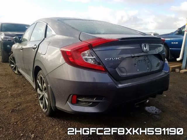 2HGFC2F8XKH591190 фото 4