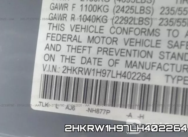 2HKRW1H97LH402264 фото 10