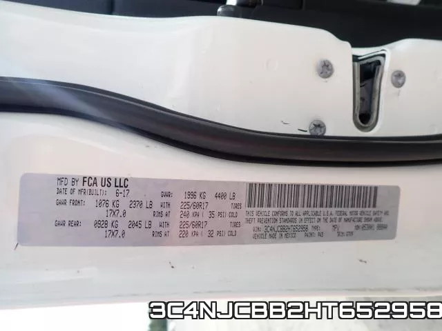 3C4NJCBB2HT652958 фото 2